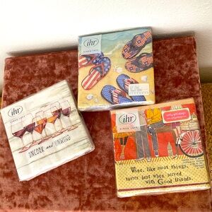 🌼 NWT ihr Ideal Home Range napkin bundle Party Napkins